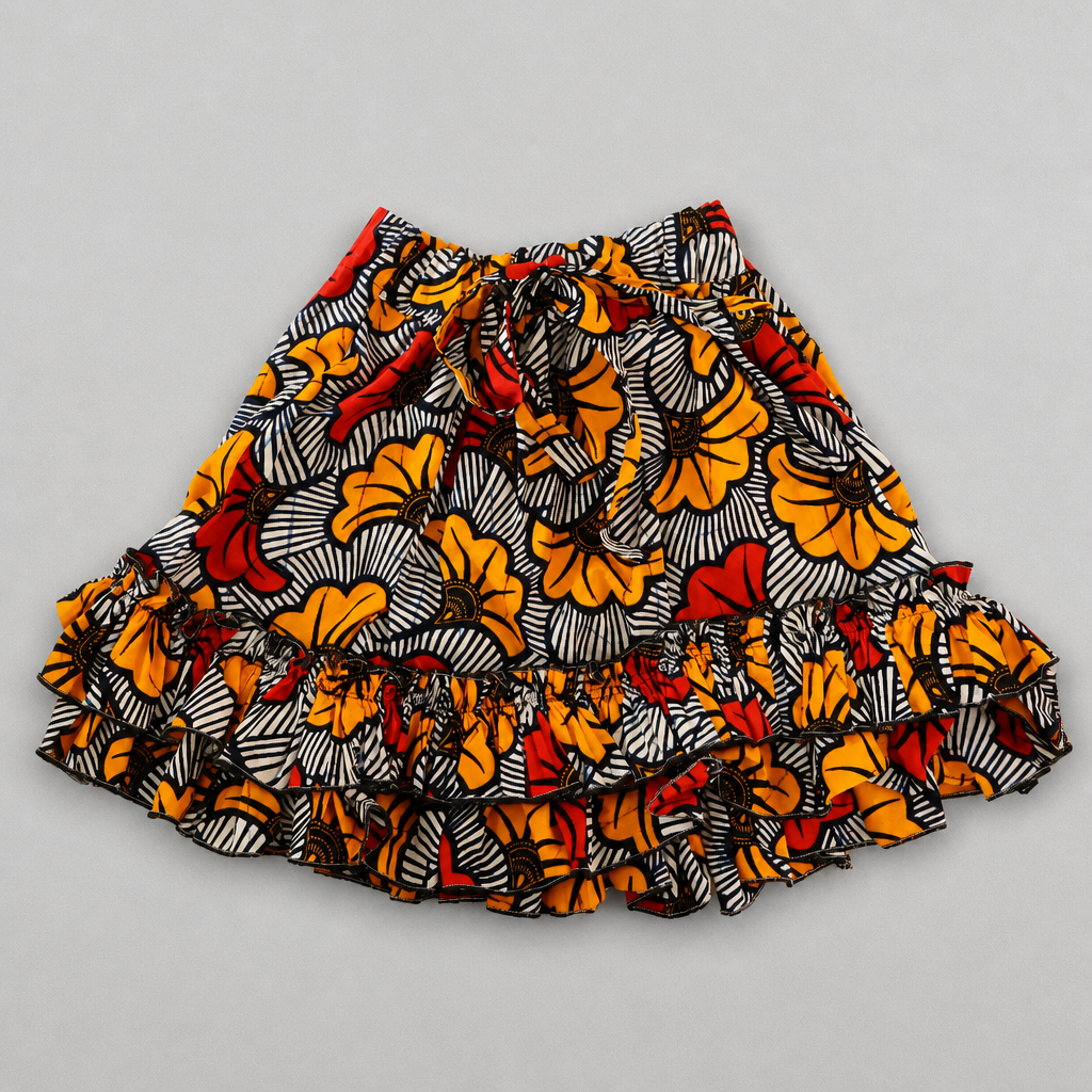 Orange Bloom Skirt